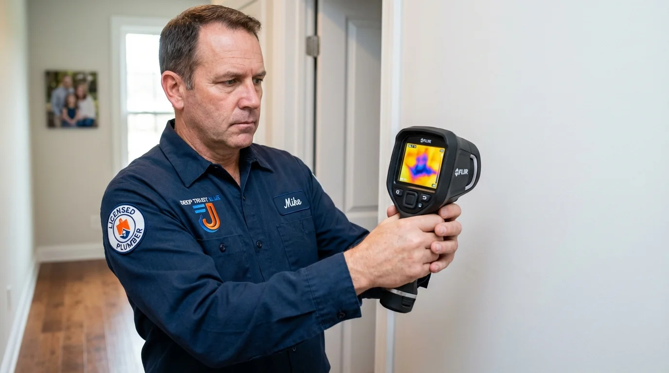 Thermal imaging leak detection by Johns Plumbing LLC in Trujillo Alto