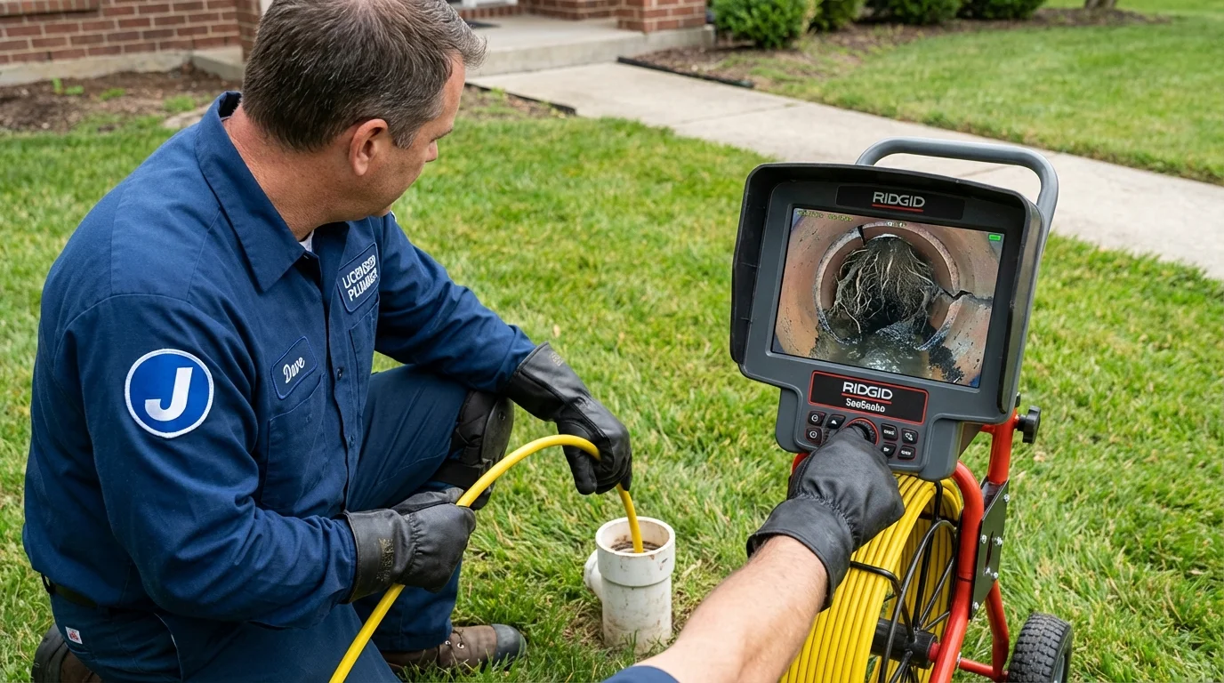 Sewer camera inspection being performed by Johns Plumbing LLC in Trujillo Alto